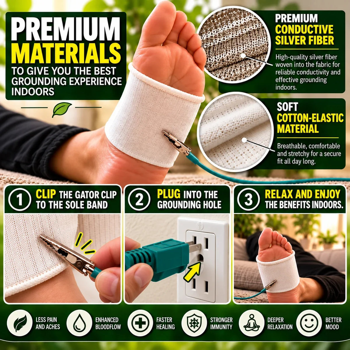 Earth and Heal™ Grounding Sole Band